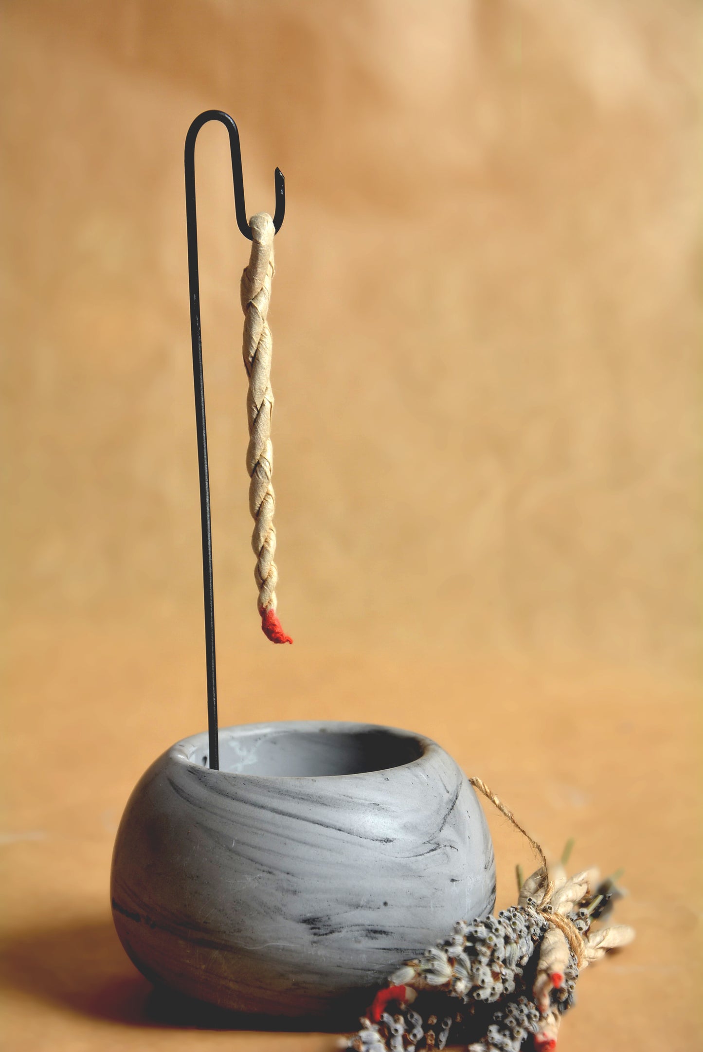 Lumbini Rope Incense & Holder