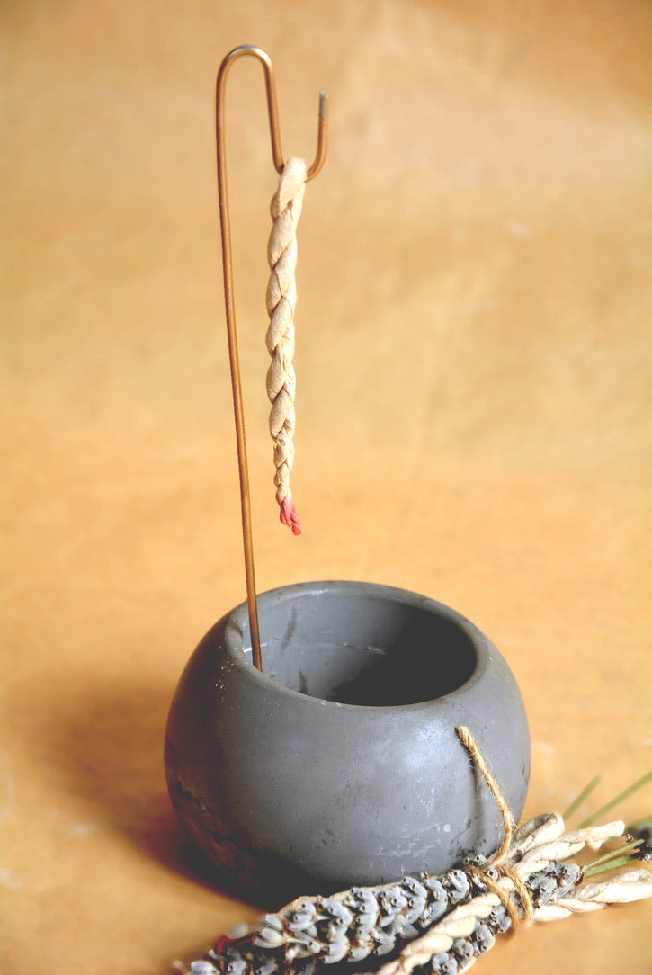 Patchouli Rope Incense & Holder